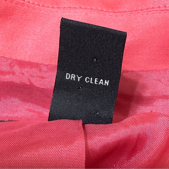 INC Pink Blazer Large Single Button Office Careerwear Siren Power Jacket 90s Y2K - Picture 6 of 7